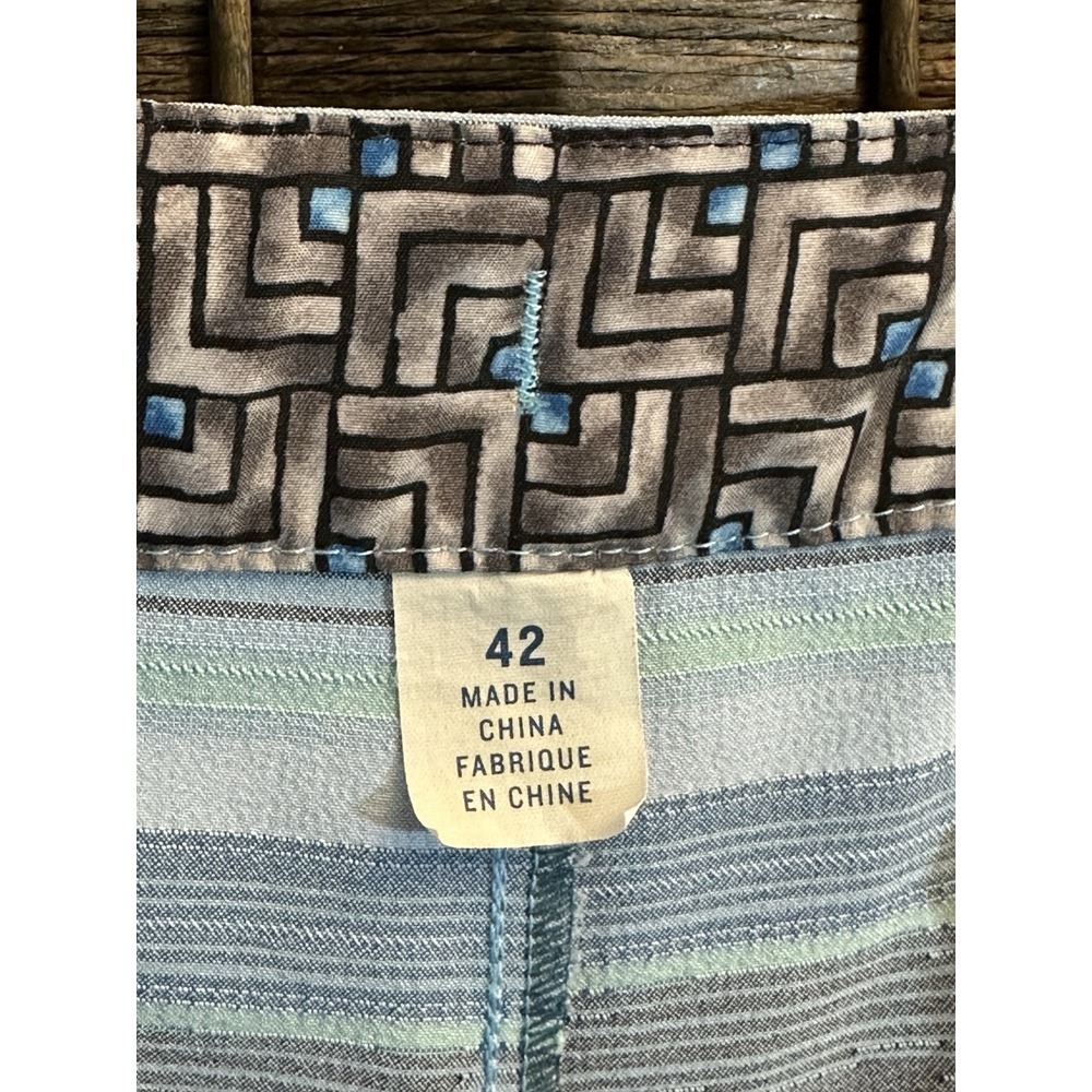 Tommy Bahama Mens Plaid Polyester Shorts 42 Island Active Lightweight - Picture 5 of 7
